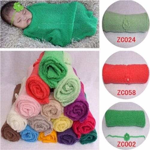 Newborn Photography Props Wrap Cloth with headwear Newborn Fotografia Blanket Babies Mohair Wrap Newborn Photography Accessories