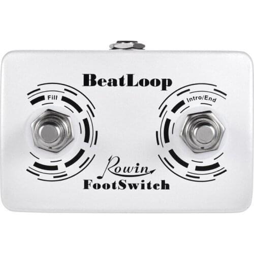 Rowin Dual Footswitch Foot Switch Pedal for Rowin BEAT LOOP Recording Effect Pedal with 6.35mm Cable