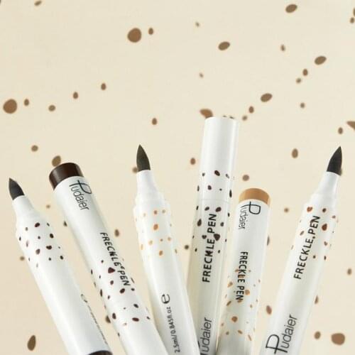 HOT Natural Lifelike Freckle Pen Soft Lasting Waterproof Dot Spot Pen Brown Freckle Pen Create Effortless Sunkissed Makeup TSLM2