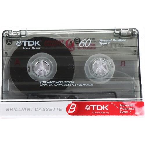 Standard Cassette Blank Tape Player Empty 60 Minutes Magnetic Audio Tape Recording For Speech Music Recording high qulity