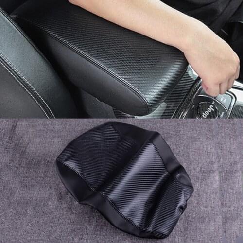 Carbon Fiber Style Center Console Armrest Cover Protector Box Pad Fit for Jeep Grand Cherokee 2011 2011 2012 2013-2019