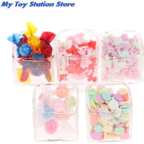 1/12 Dollhouse Miniatures Heart-shape Candy Box Doll House Accessories