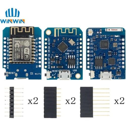 10pcs D1 mini - Mini NodeMcu 4M bytes Lua WIFI Internet of Things development board based ESP8266 WeMos