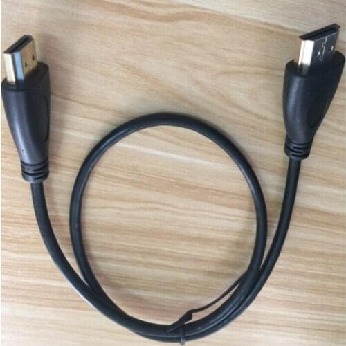 100pcs/lot 0.5M 1M 1080P HD 1.4 Version Gold Plated HDMI Male to HDMI Male Extend Cable for HDTV XBOX PS3