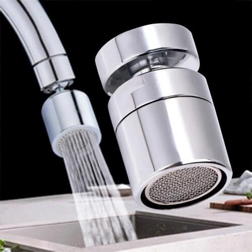 2Pcs Flexible 360° Aerator Outlet Swivel Tap Water Saving Faucet Nozzle Sprayer Bubbler Sink Mixer with Filter Kitchen Supplies