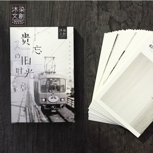 30Sheets/Set Novelty Black White Postcard /Greeting Card/Message Card/Christmas and New Year gifts