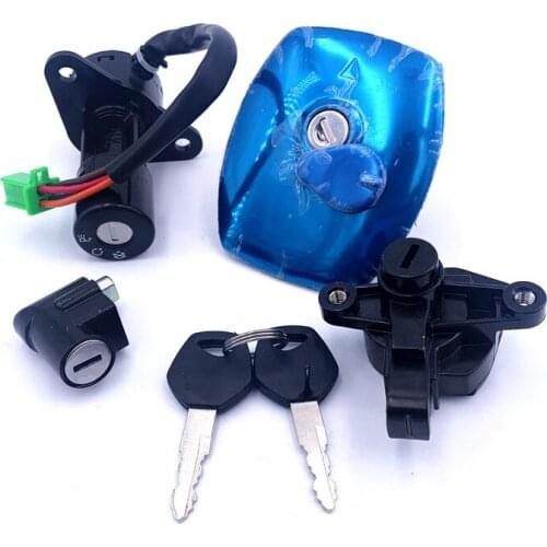 Motorcycle Accessories HJ125K/K-2 Sets of Locks HJ125-7A Full Vehicle Lock Electric Door Lock Fuel Tank Lock Seat Lock