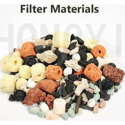 Aquarium filter material Nitrifying bacteria house Maifan stone water purification Activated carbon ceramic ring coral stone