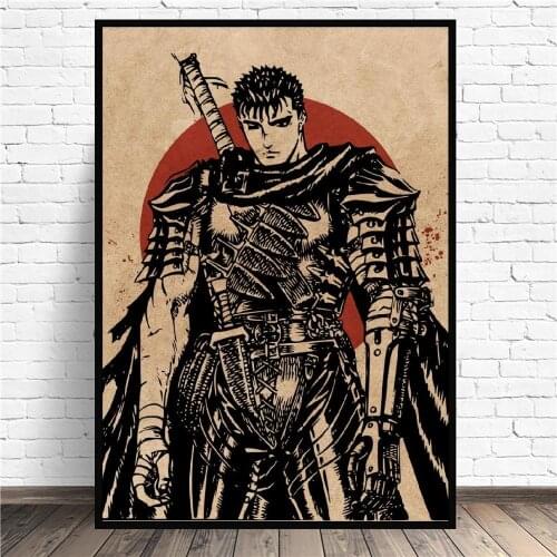 Berserk Anime Art Canvas Poster Print Home Decor Painting No Frame
