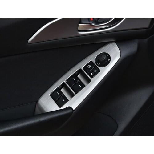 For Mazda Axela M3 2017 car window lifting panel sticker