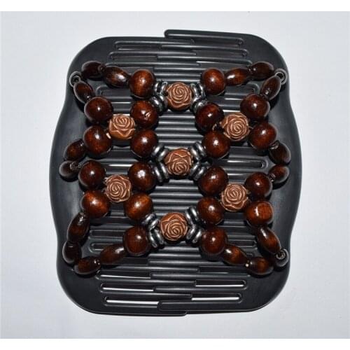 Classical beads comb 100 pcs/lot royal pattern work lady hair accessory Easy to Use