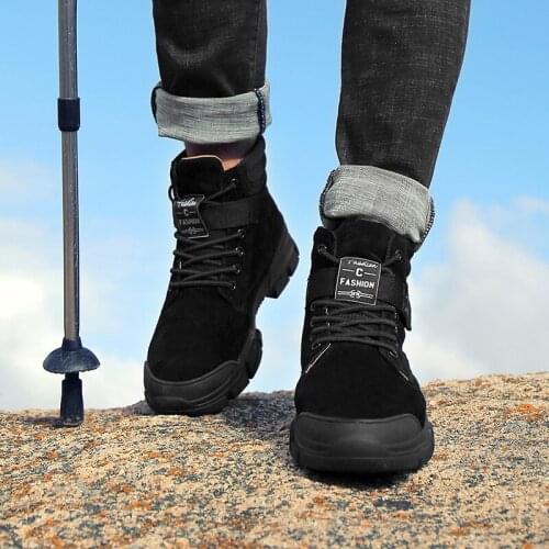 Zapatillas Invierno Hombre Mens Shoes Classic High Sneakers With A Top Winter For Men Lether Boots Casual