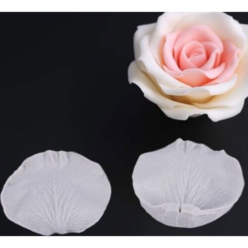 New Rose Petals Sugar Tool Meridians Flower Silicone Cake Mold Sugar Tool