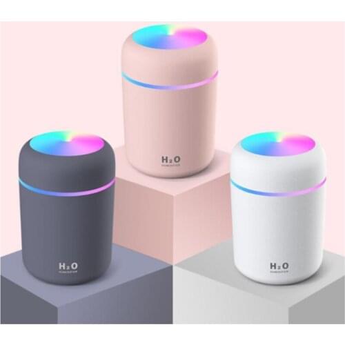 New Portable Air Humidifier 300mL Ultrasonic Aroma Essential Oil Diffuser USB Cool Mist Maker Purifier Aromatherapy for Car Home