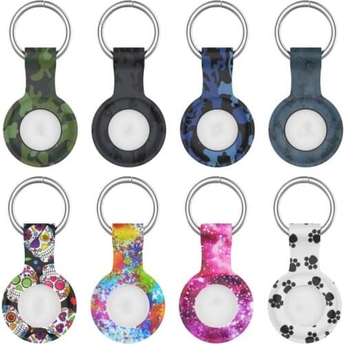 Protective Cover For Aircovered AirTag Case Silicone Protector Bumper Case Compatible With Apple AirTags Tracker Buckle