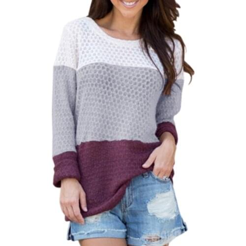 Womens Fashion Long Sleeve Rainbow Cute for Girls Cachmere Casual 2020 New Autumn Winter Female Knitted Tops Pullover Sweater