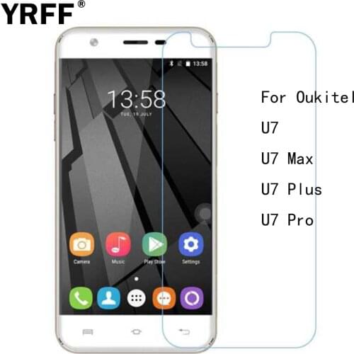 10PCS 2.5D 0.26mm 9H Tempered Glass Screen Protector Protective Film For Oukitel U7 / U7 Max / U7 Plus / U7 Pro Free Tools
