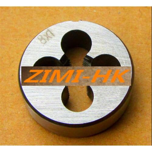 2pcs) 8mm x 1.0 Metric right hand Die M8 x 1.0mm Pitch (The high quality )
