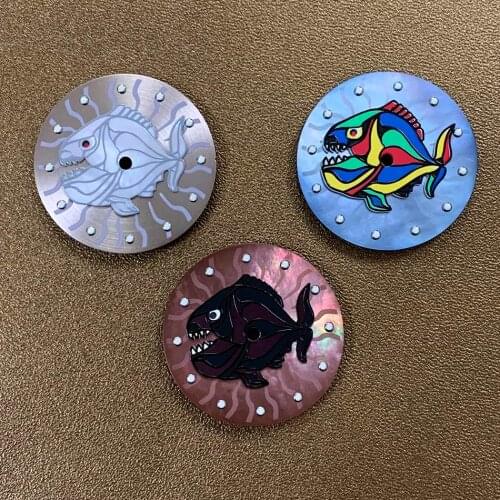 Dial watch accessories 28.5 mm hand-free dial, suitable for 8215, NH35, NH36, 2813 various movements