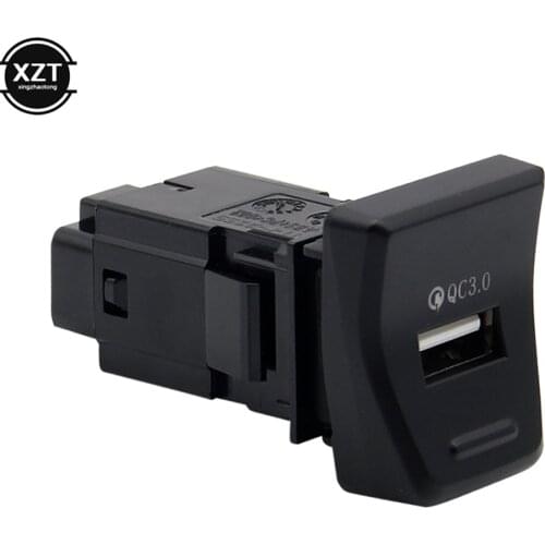 QC3.0 Car Charger For Toyota RAV4 2019 2020 5th Central Control Position Car Charger Lossless Upgrade Charging Socket Port