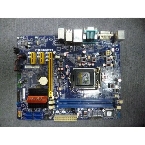 Used,for Foxconn 1155 h61 motherboard h61mxv ddr3 g5630,100% tested good
