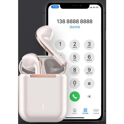 Wireless Headphones Bluetooth 5.0 J18 TWS Stereo Sports Gaming Earphones Waterproof Headsets with Microphone For IPhone Xiaomi