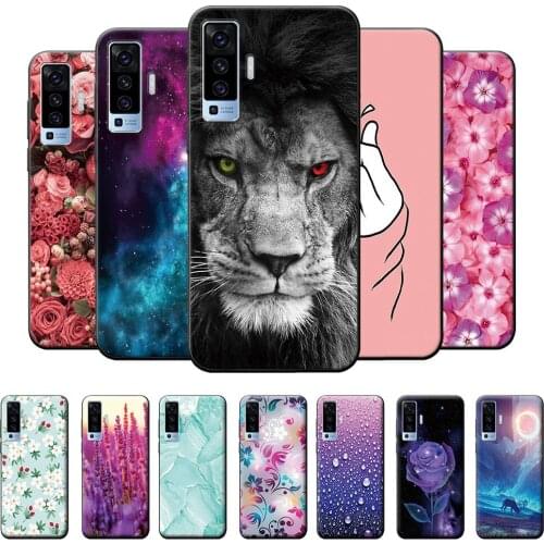 Case For vivo X50 Case vivo X50 Pro Silicone Fashion Case For vivo X50 Soft TPU Phone Back Cover For VIVO X50 X50 Pro Capa Wolf