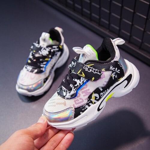 2021 Children Shoes Boys Sneakers Girls Sport Shoes Child Leisure Trainers Casual Breathable Kids Running Shoes Basketball Shoes