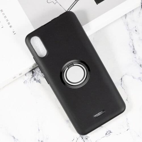 For BQ 5518G 5519G Jeans Back Ring Holder Bracket Phone Case Phone TPU Soft Silicone Cover ON BQ5518G