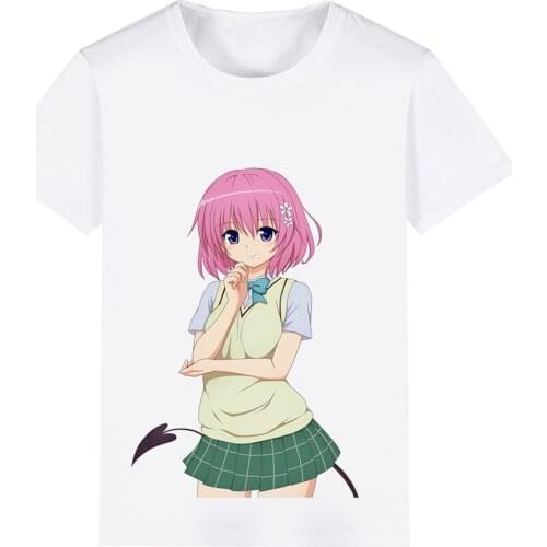 To Love-Ru Cosplay Costume Adult Kids Child Short Sleeve T-shirt T shirt