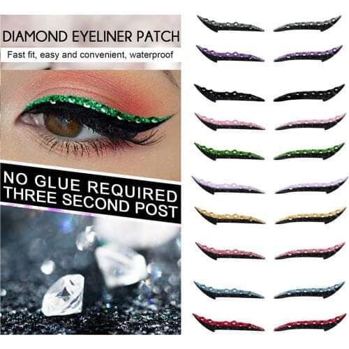 Lazy Eyeliner Stickers Eyelid Line Eye Makeup Person Eye Line Strip Sticker Lazy Eyeshadow Stencil for Eyes Kit Cosmetic Tape