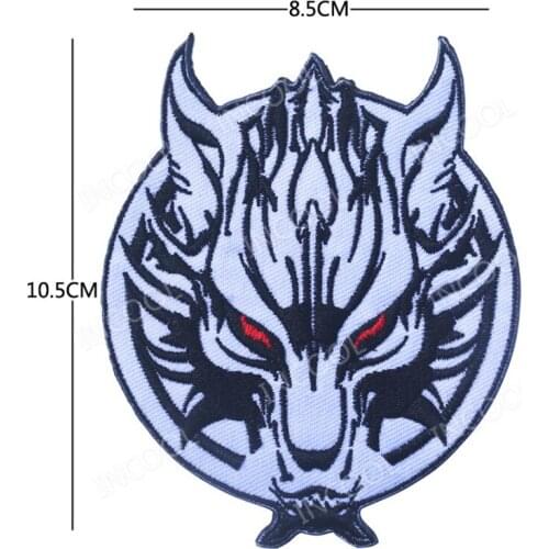 Wolf Embroidery Patch Military Patch Tactical Emblem Badge Applique Combat Embroidered Patches For Backpack Drop Shipping