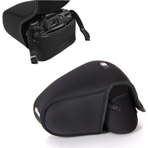 Neoprene Camera Cover Case protective pouch for Nikon D3000 D3100 D3200 D3300 D3400 D5000 D5200 D5300 18-55mm soft inner bag