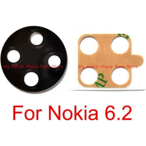 New Cellphone Camera Lens For Nokia 6.2 Nokia6.2 Camera Glass Lens Cover With Adhesive Sticker Tape Repair Parts