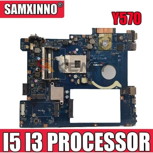 NEW ,PIQY1 LA-6882P REV : 2.0 Y570 LAPTOP MOTHEBOARD FOR LENOVO Y570 NOTEBOOK,(ONLY SUPPORT I5 I3 PROCESSOR)