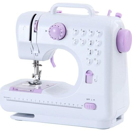 Portable Sewing Machine With 12 Built-in Stitches Easy-to-use Sewing Machine For Beginners Adult Children dropship