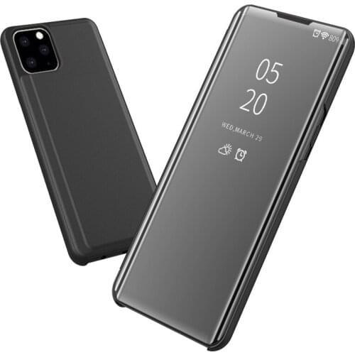 Luxury Mirror Phone Cover For iphone 11 12 Pro Case 12Pro Max Holder Kickstand Cover Case For Iphone 7 iphone7 Plus Stand Caso