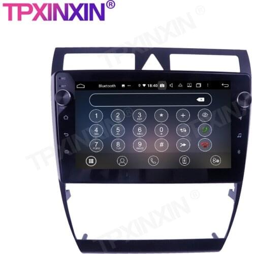 For Audi A6 1998-2006 Touch Screen 4+128G Android 10.0 GPS IPS Car Multimedia Tesla Player Headunit Audio Radio Navigtion Tape