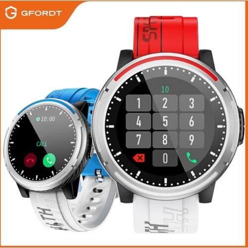 Kaimorui Bluetooth Call Smart Watch Men,320mAh Fitness Tracker with BP BO Heart Rate Monitor, Weather Smartwatch For Android IOS