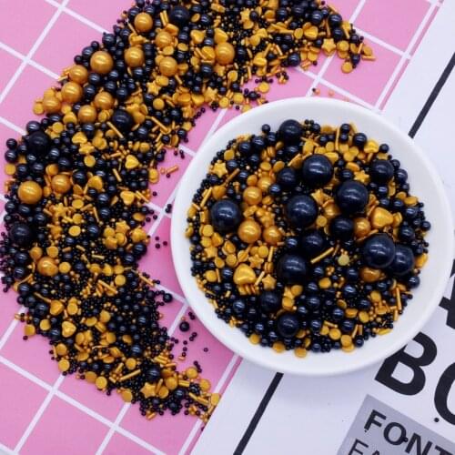 Mixed shape edible baked Halloween decorative candy cup cake sugar donut lollipop sugar beads colored needle cake topper