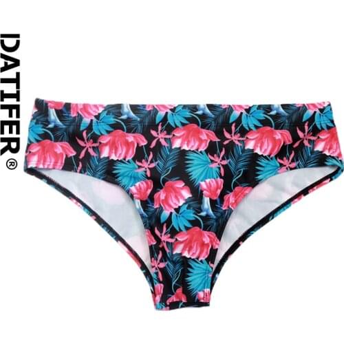 Datifer Men Swimwear Low Sexy Boxers Mens Swim Brief Sportive Beachwear Shorts Sunga Man Swimsuit Sexy Brief