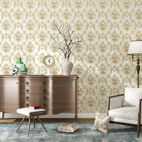 Vintage Damask Flower Wallpaper 3d Vintage European Floral Wallpapers Peel and Stick Flower Wall Paper Art Home Decor P030