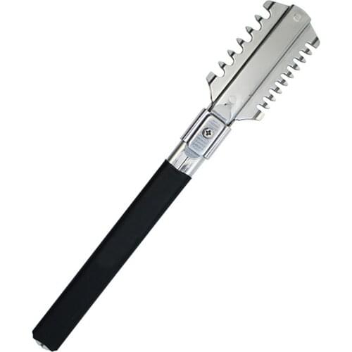 1pc Hair Styling Thinning Comb Rack Manual Double-side Hair Cutting Razor Holder Without Blades