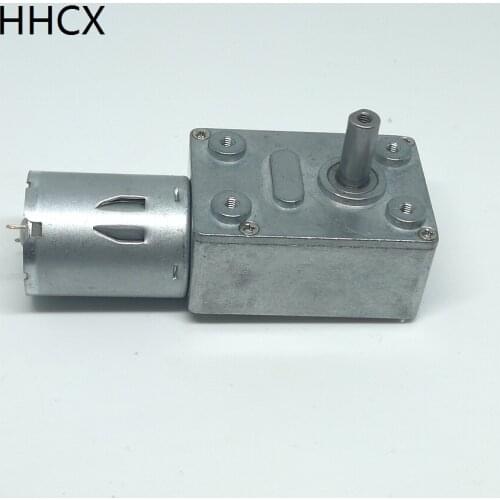 1PCS DC Gear motor 12VDC JGY370 Metal gear motor Turbo Geared Worm Motor