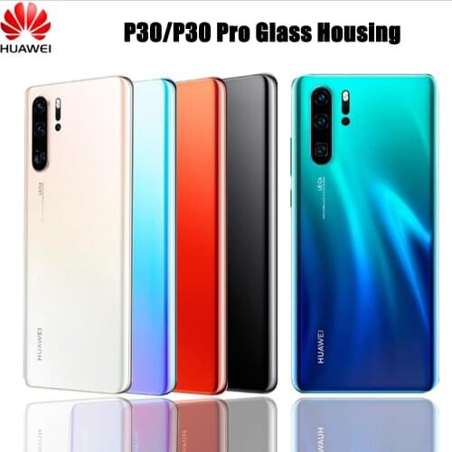 100%Original Huawei P30 Pro Phone Back Housing Glass Battery Cover Replacement Rear Door Case For P30 P 30 Pro Repair Panel Part