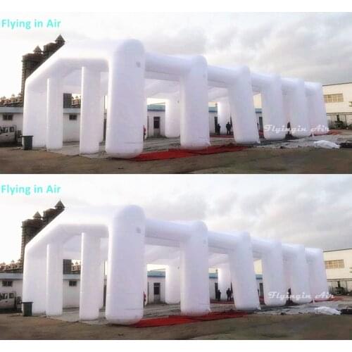 Customized Large Inflatable Frame Structure 15m*10m*6m White Outdoor Advertising Blow Up Marquee Tent For Wedding And Party