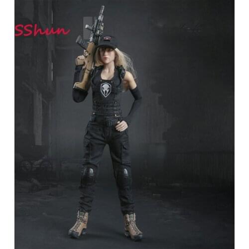 FG048 Fire Girl Toys 1/6 Scale Female New Tactical Female Gunner Fire Series Set For Action Figure Body DIY