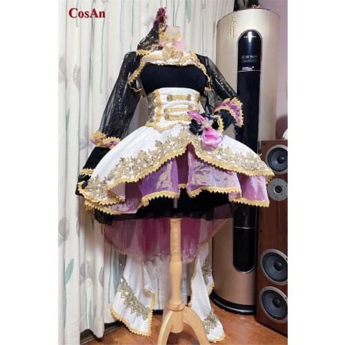 Hot Game Fate Feo Marie Antoinette Cosplay Costume Sweet Gorgeous Formal Dress Activity Party Role Play Clothing Custom-Make