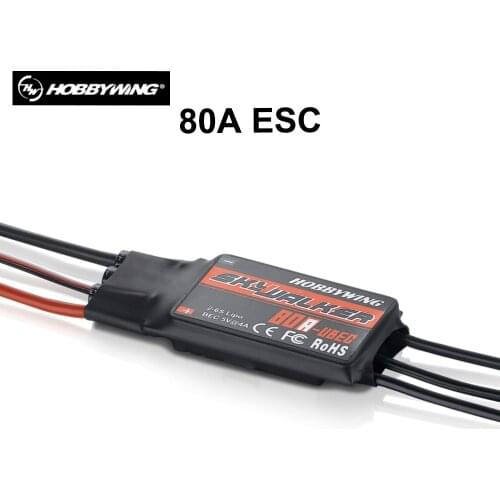 Hot Hobbywing Skywalker 30A 40A 50A 60A 80A Brushless ESC Speed Controller With BEC For RC Airplanes Helicopter