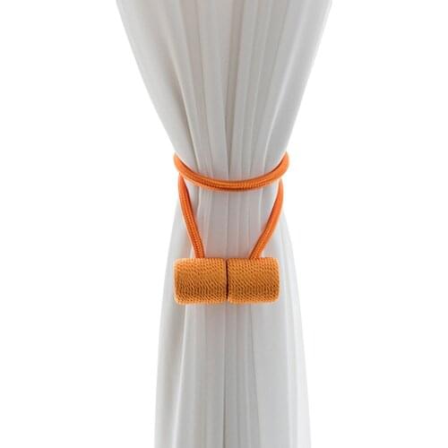 1Pcs Magnetic Curtain Tieback Buckle High Quality Hook Buckle Clip Curtain Tieback Solid Color Decorative Home Accessories